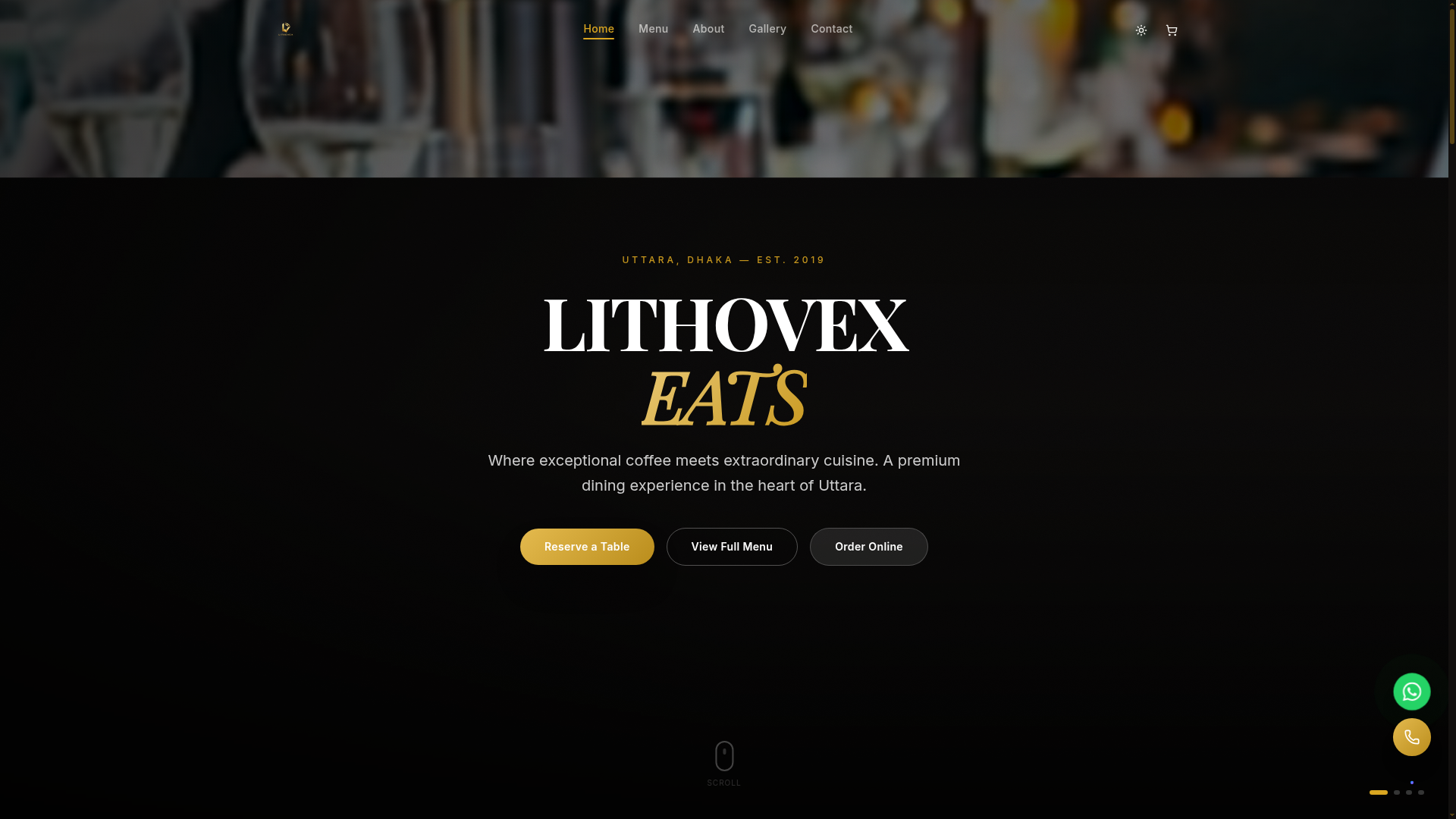 Lithovex Eats, Restaurant & hospitality